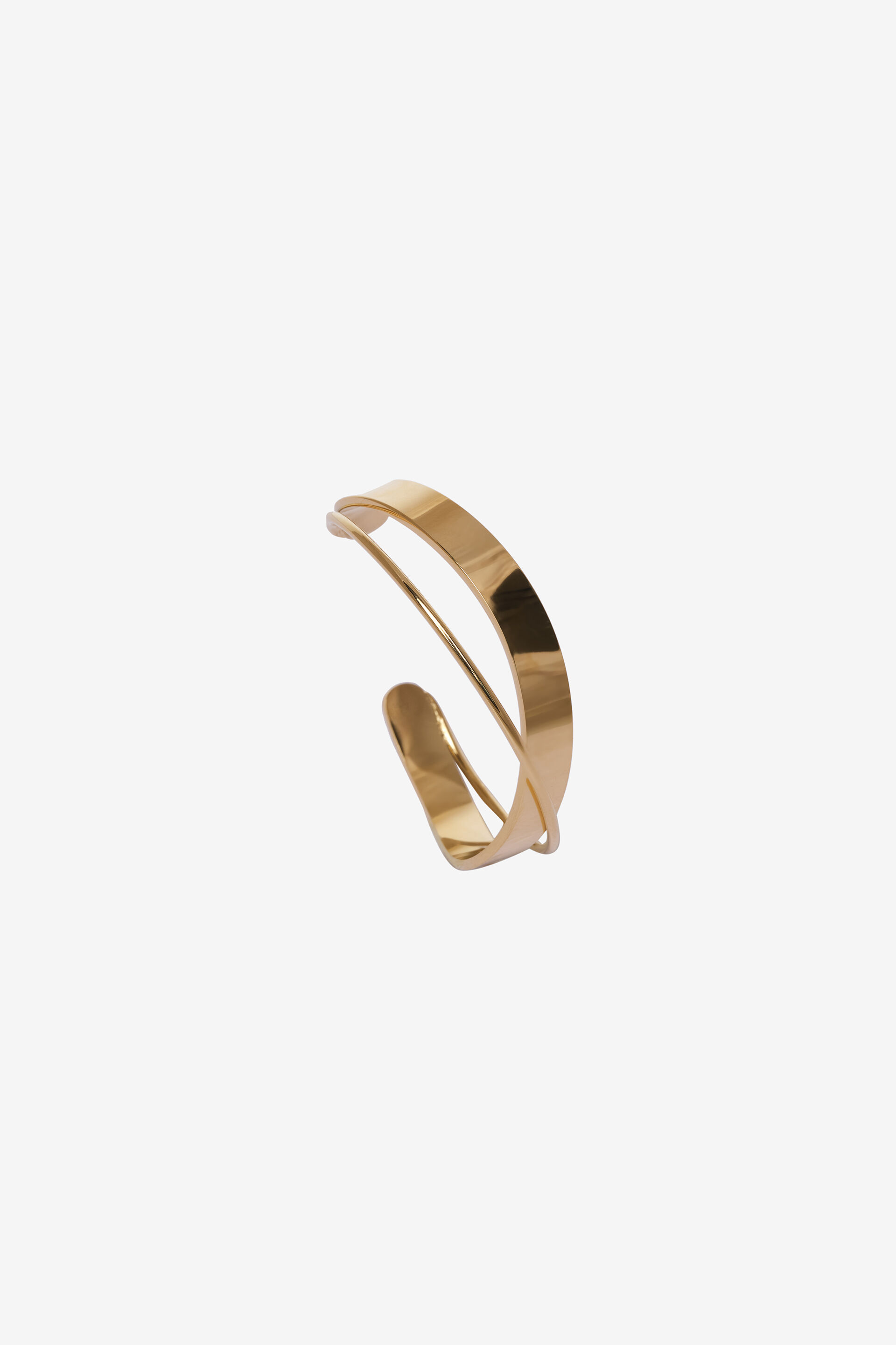 Criss Cross Gold Cuff